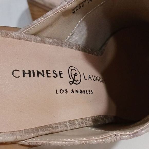Chinese Laundry Springfield snake print mule sz 6.5 - Picture 6 of 8